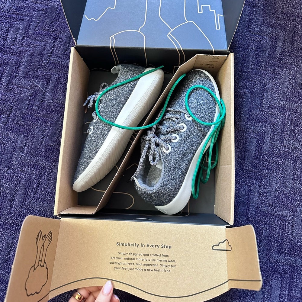 NEW Allbird Wool Runners grey